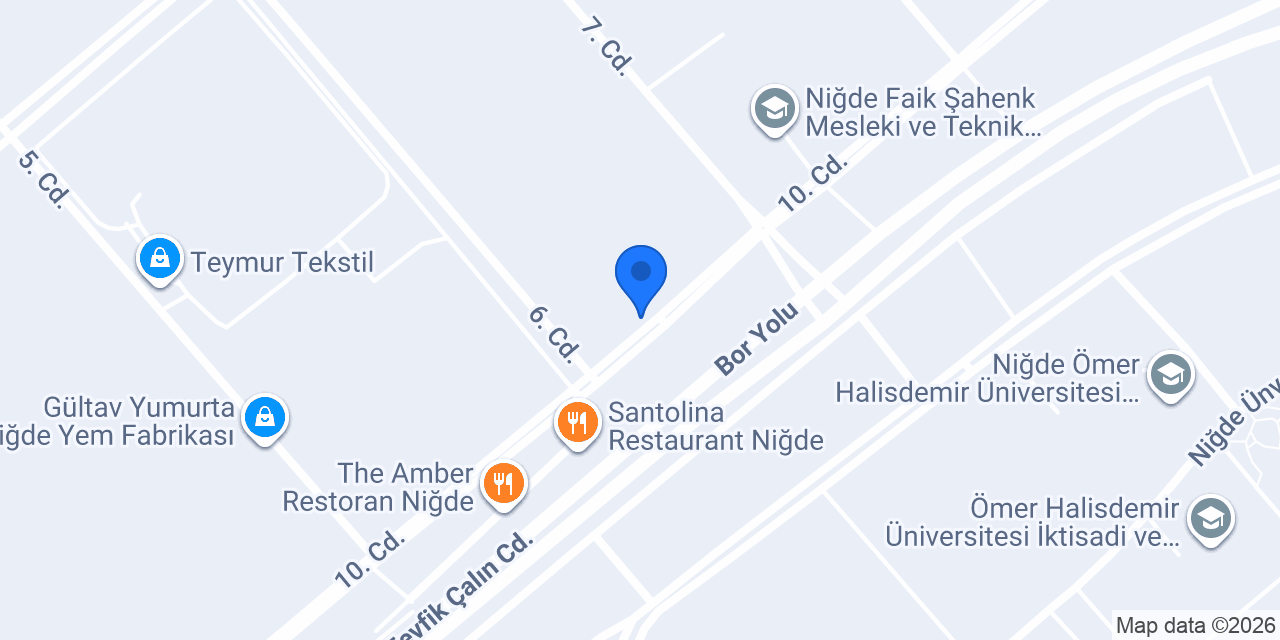 Demirkol Mobilya konumu