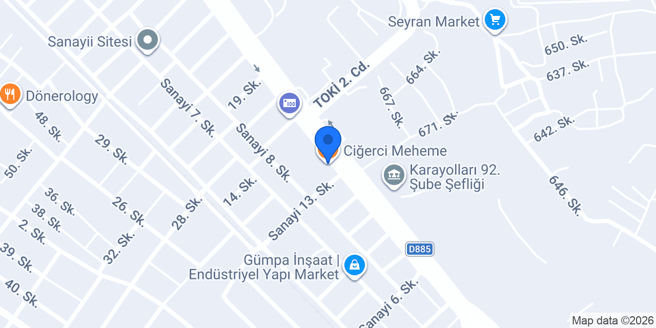 Ciğerci Meheme konumu