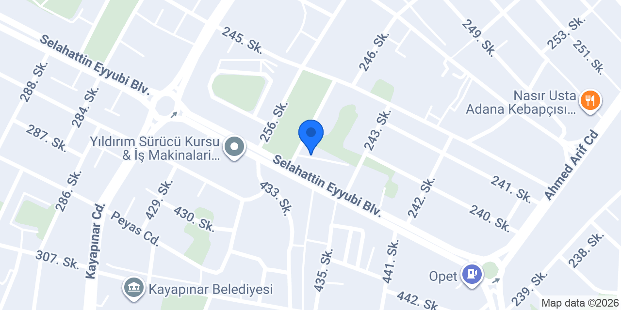 Arsba İnşaat Ltd. Şti. konumu