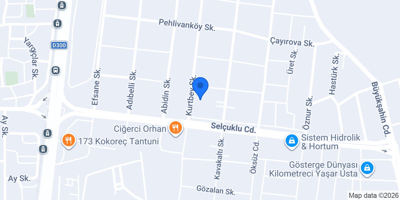 Ulumer Otomotiv Toptan Yedek Parça konumu