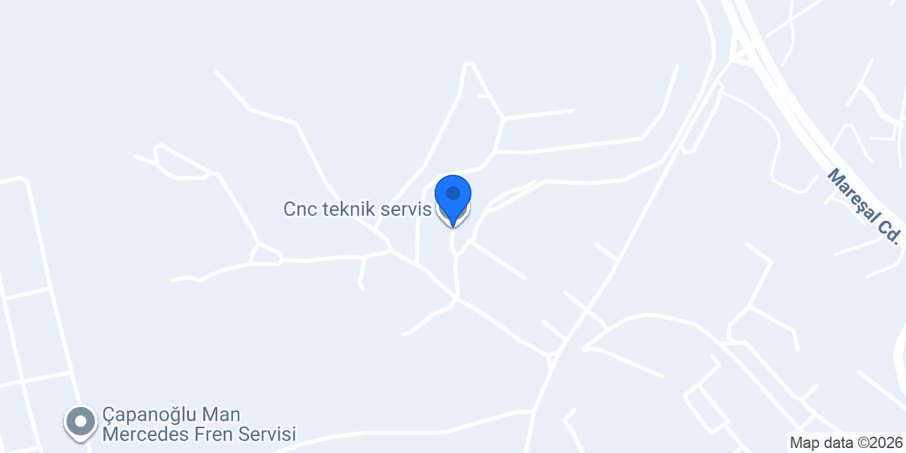 Cnc teknik servis konumu