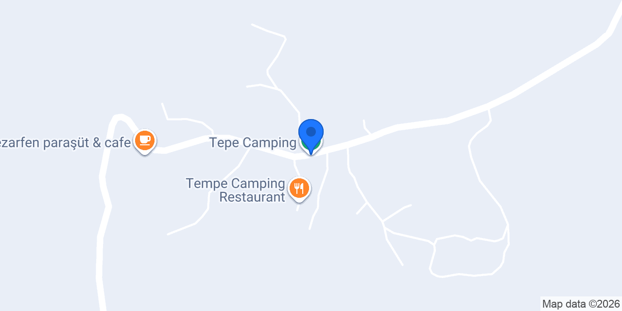 Tepe Camping konumu