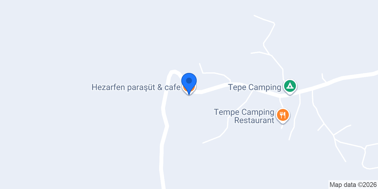 Hezarfen paraşüt & cafe konumu
