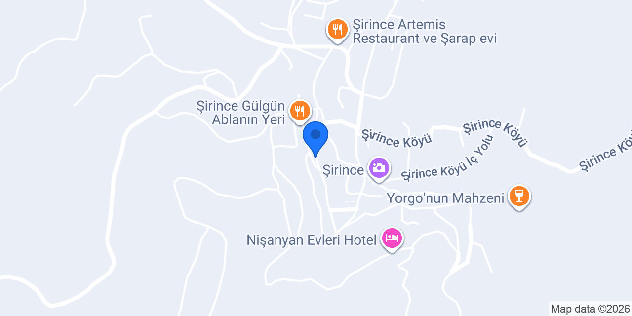 Hemera pansiyon cafe konumu