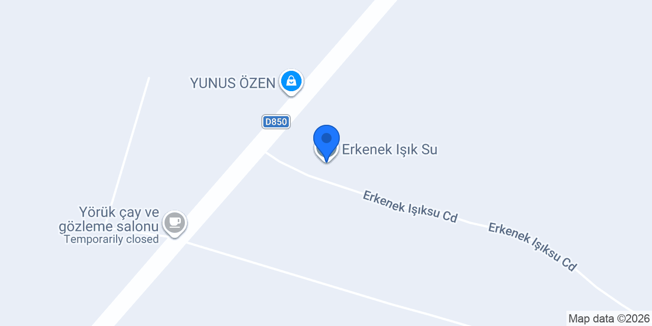 Erkenek Işık Su konumu