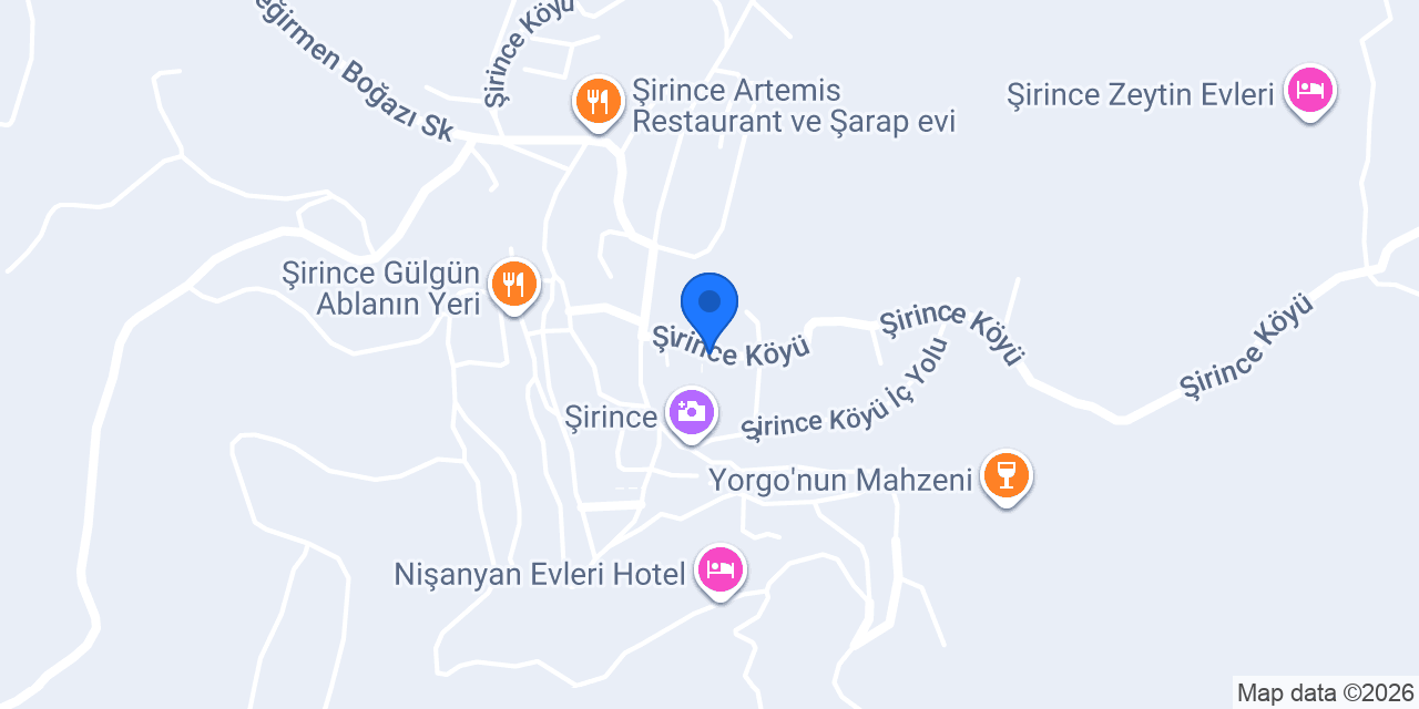 Çınaraltı Pansiyon konumu