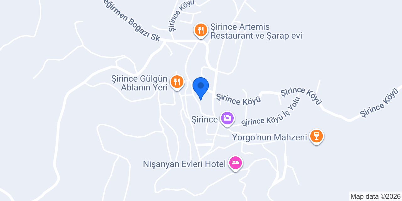 ArtemisDükkan Şirince konumu