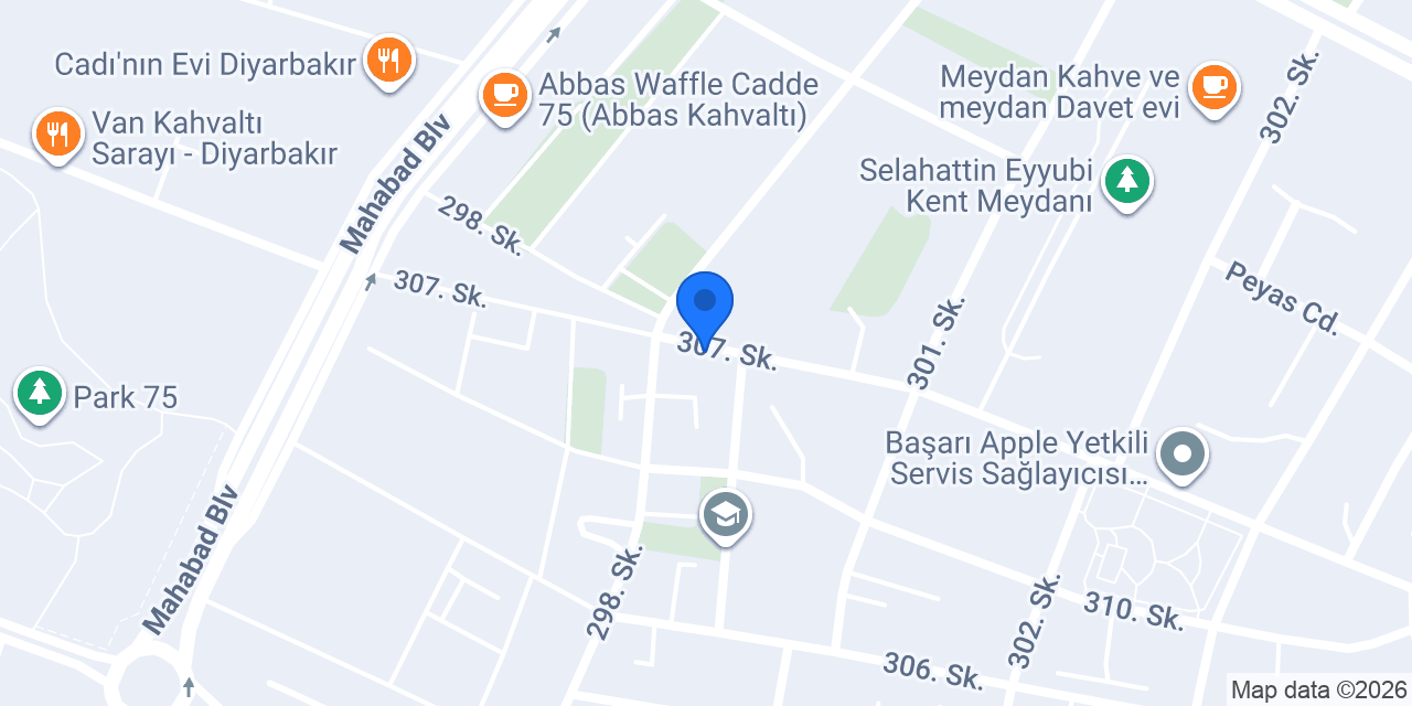 Çınar Pastanesi konumu