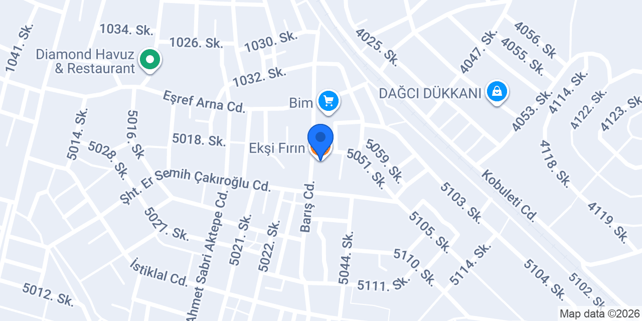 Ekşi Fırın konumu
