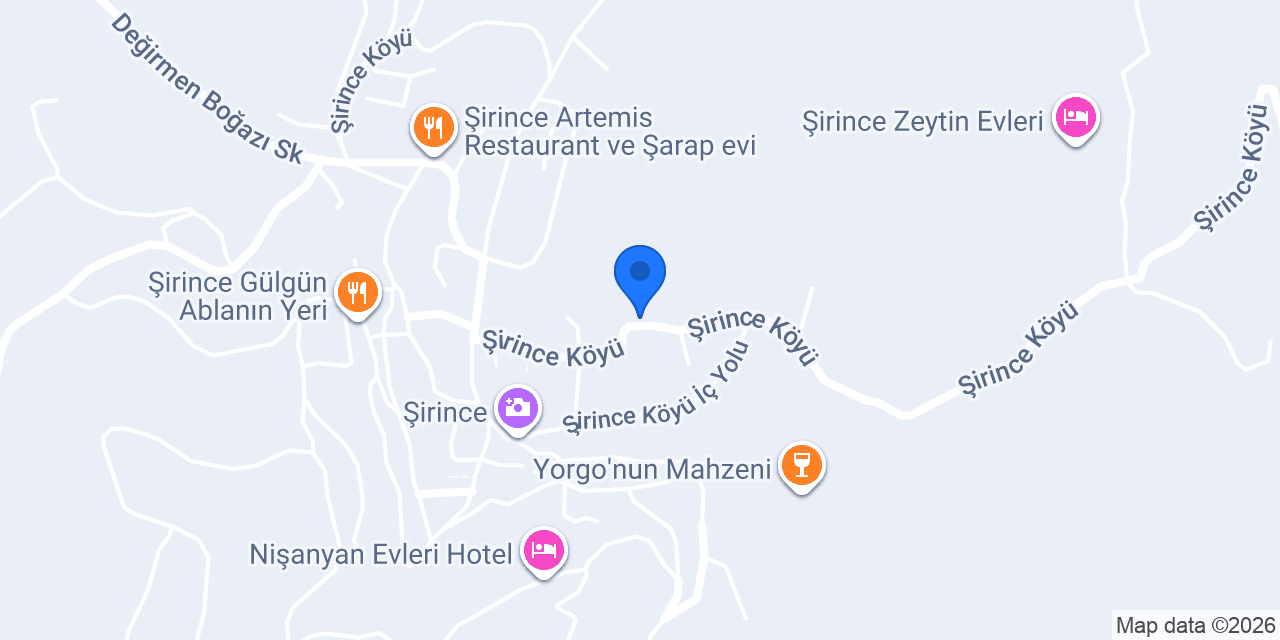 MEGLEN KONAK Şirince konumu