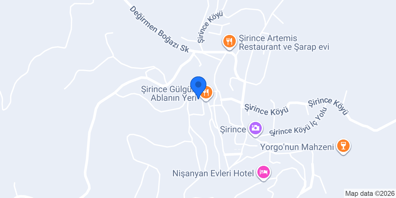 İkiz Konaklar Şirince konumu