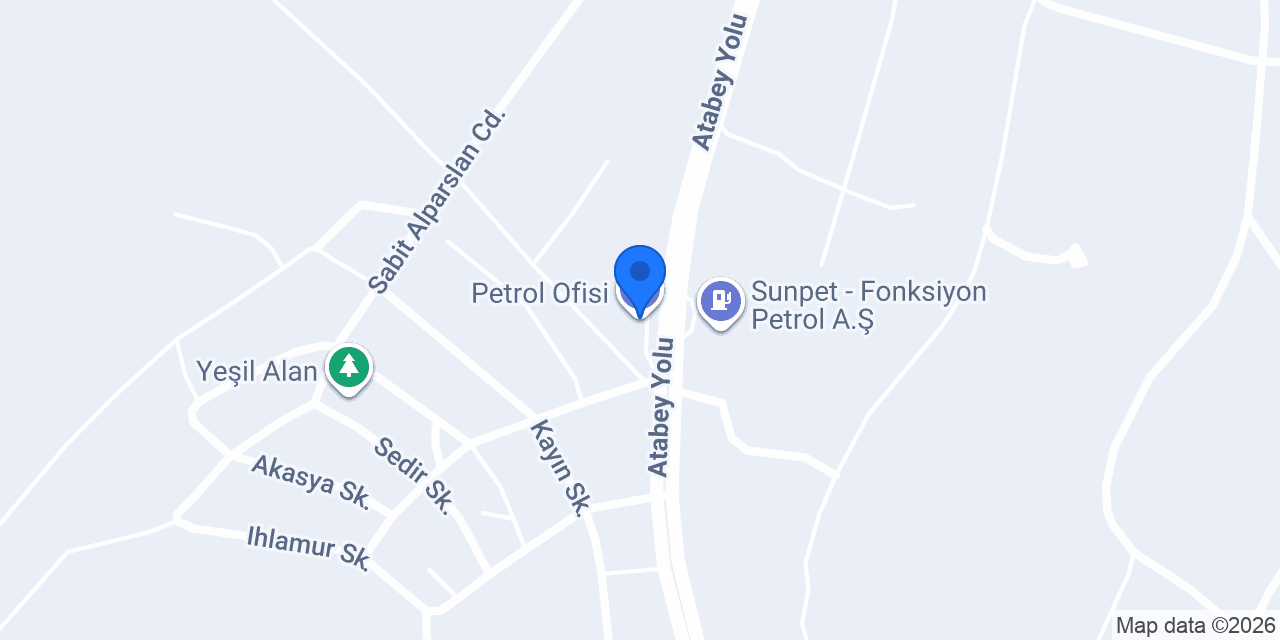 Petrol Ofisi konumu