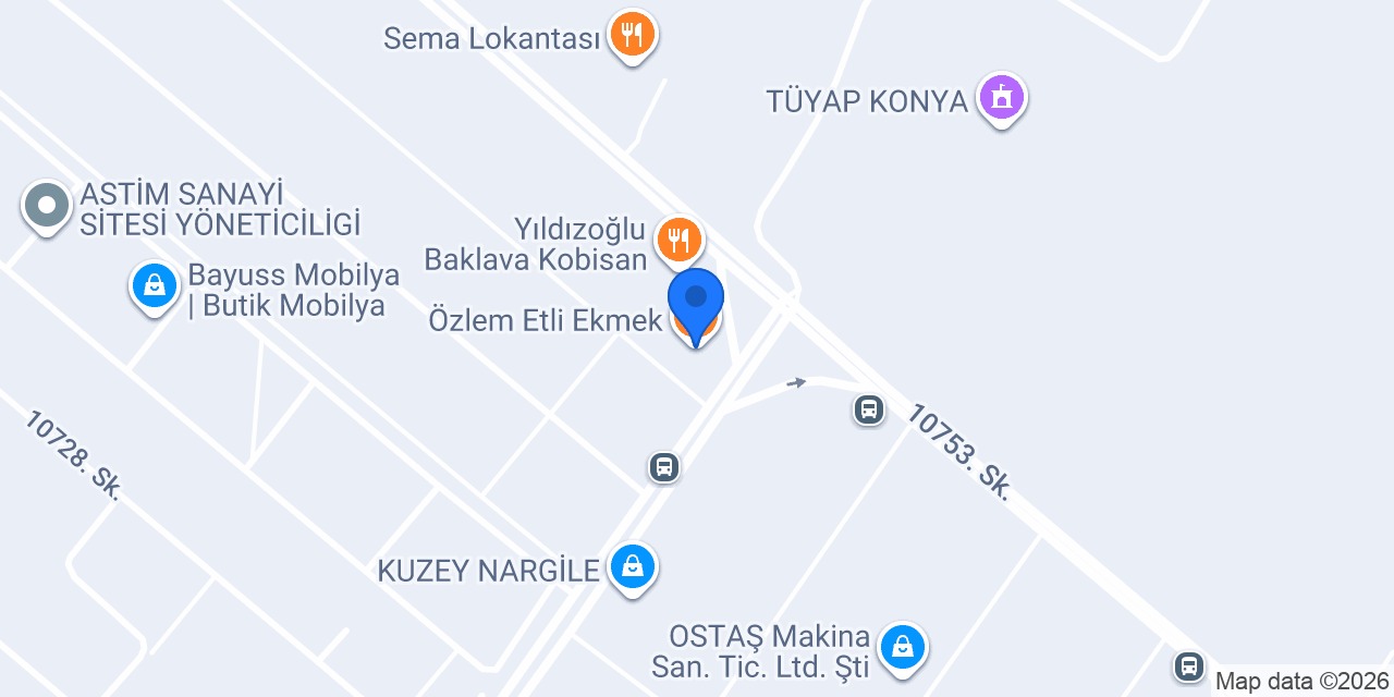 Özlem Etli Ekmek konumu