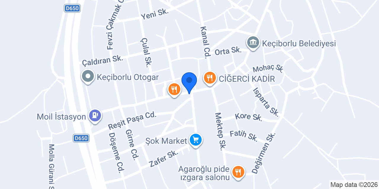 Coşkun Döner ve Çorba Salonu konumu