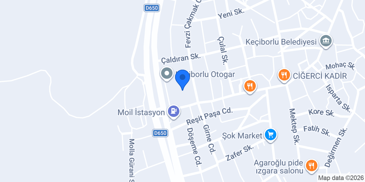 Keçiborlu ilçe tarım ve orman müdürlüğü konumu