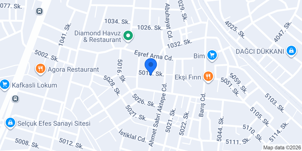 Selçuk İlçe Emniyet Müdürlüğü konumu