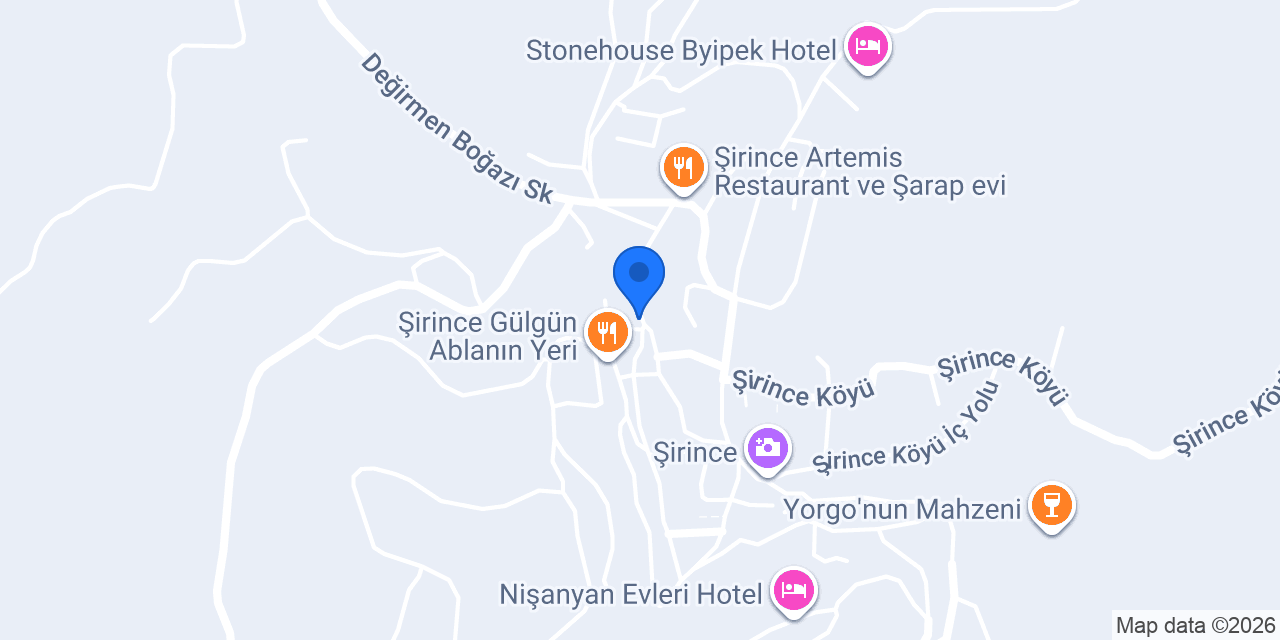 Şirince Makedon Mahzen konumu