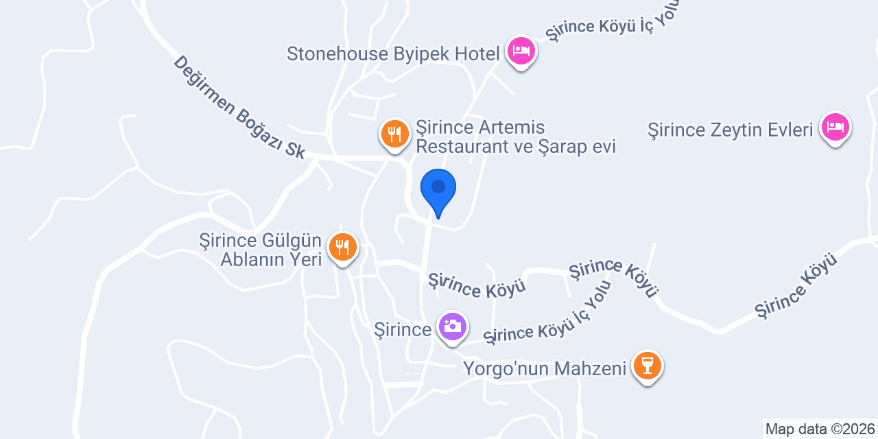 Şirince Simena Aile Çay Bahçesi konumu