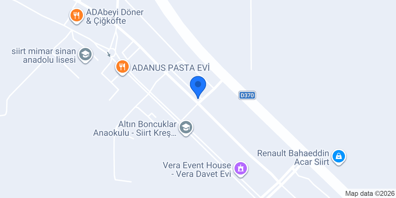 Melek Davet Evi konumu