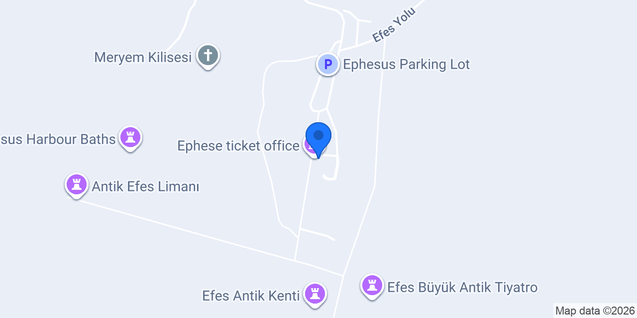 EGEMED Efes Şubesi konumu