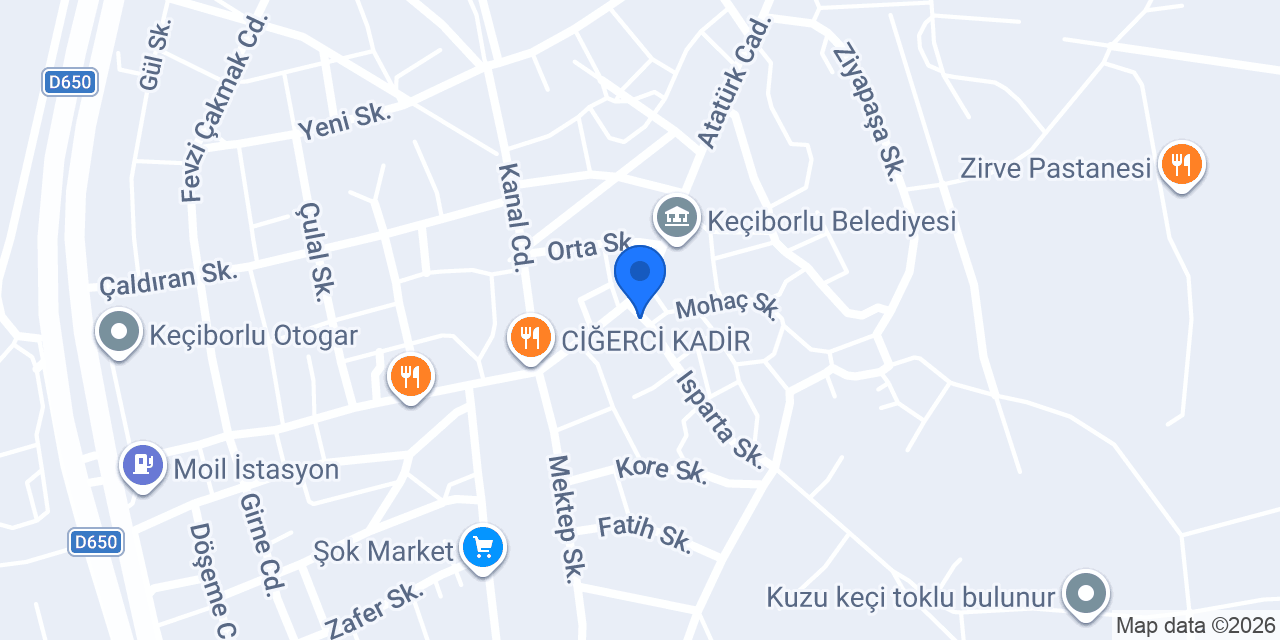 Mete Yem konumu