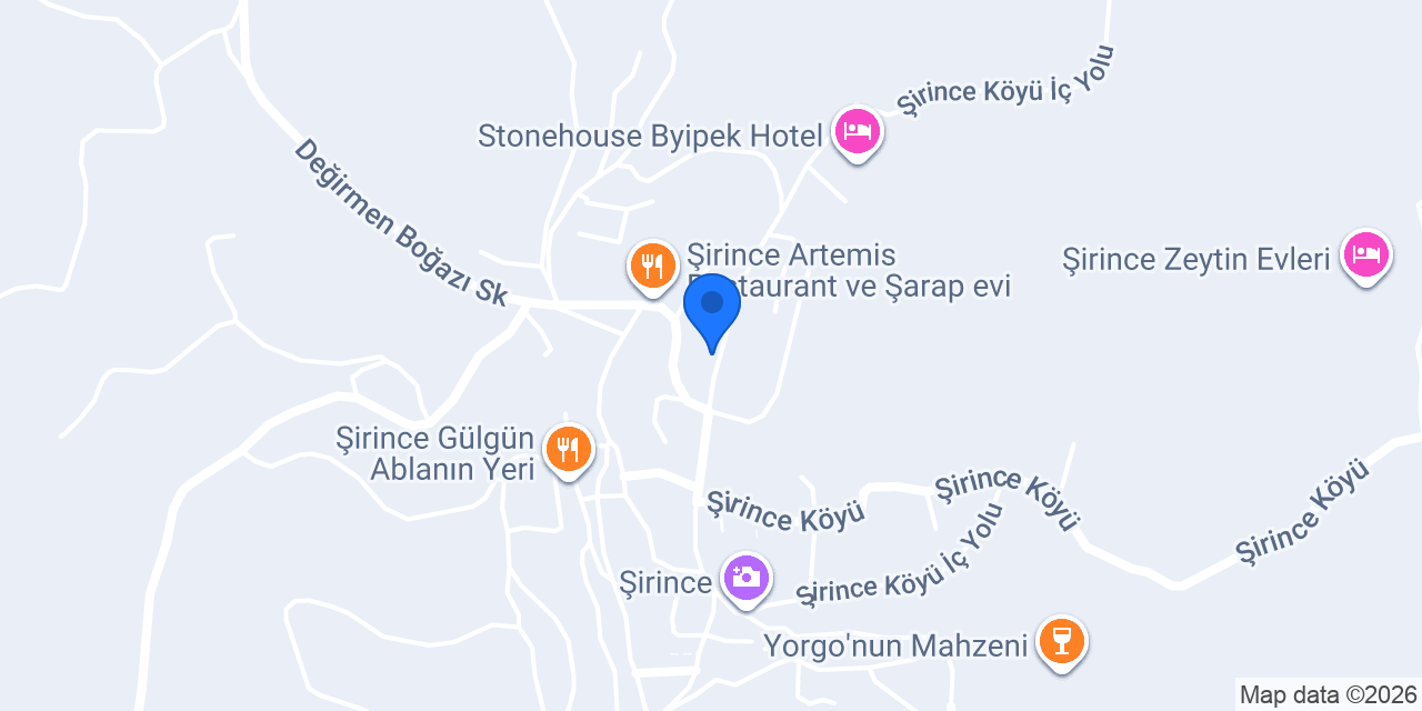 Şirince Salkım Mahzen konumu