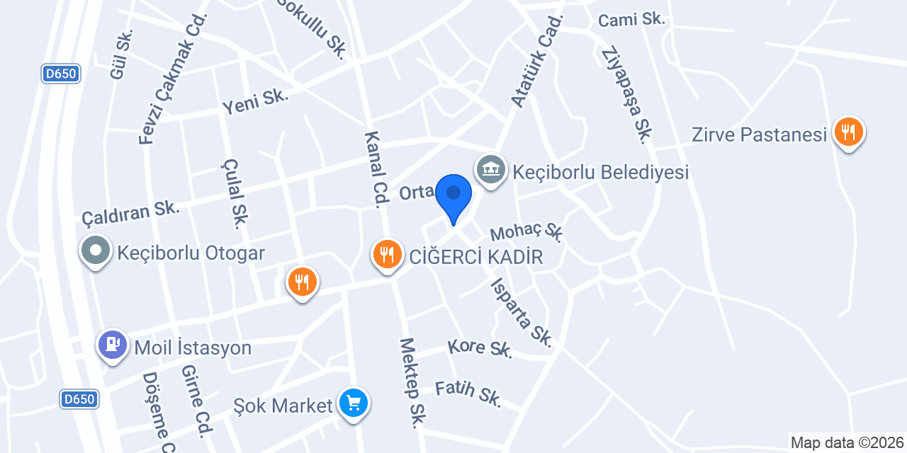 ÖZKAYA TİCARET konumu