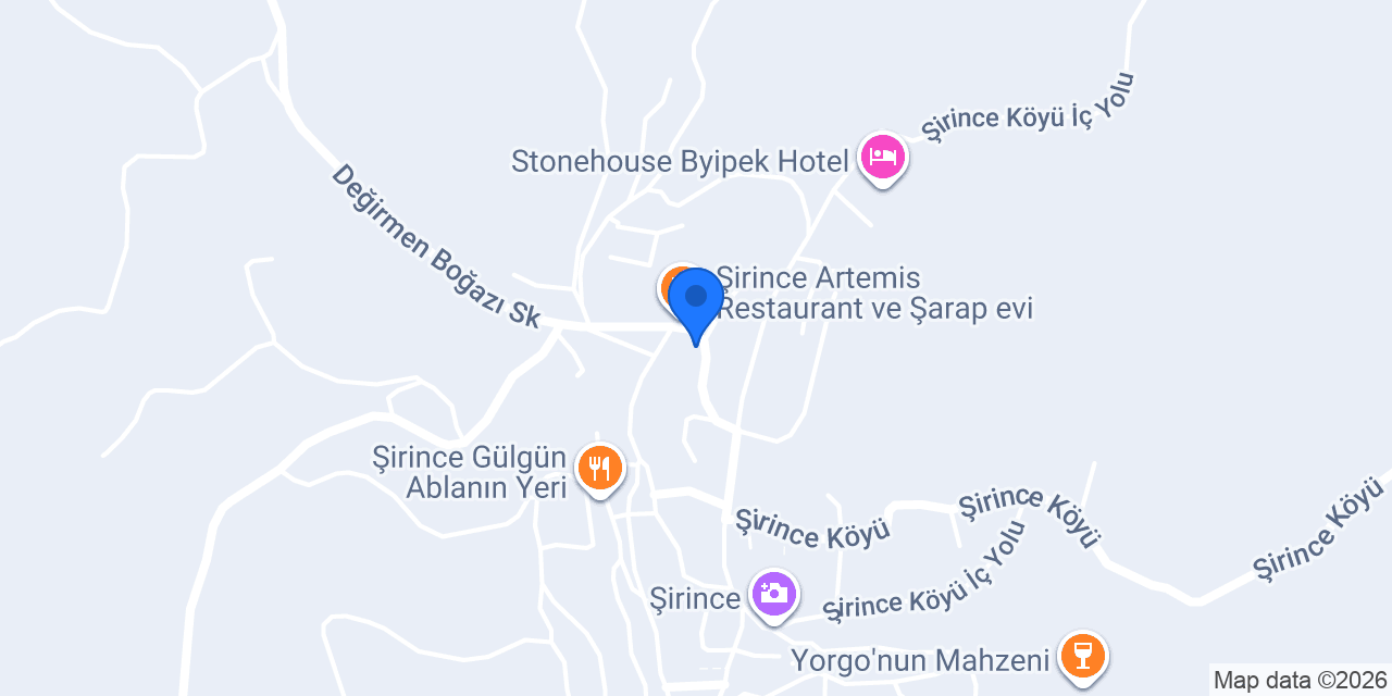 Şirincem Restaurant & Cafe Pansiyon konumu