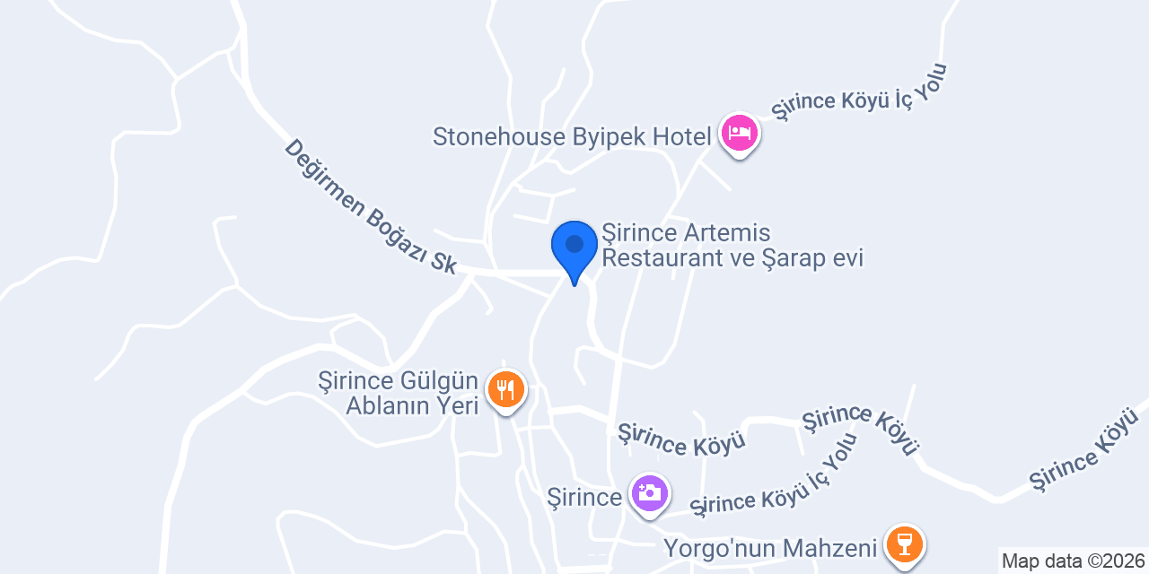 Şirince Efes Kahvecisi konumu