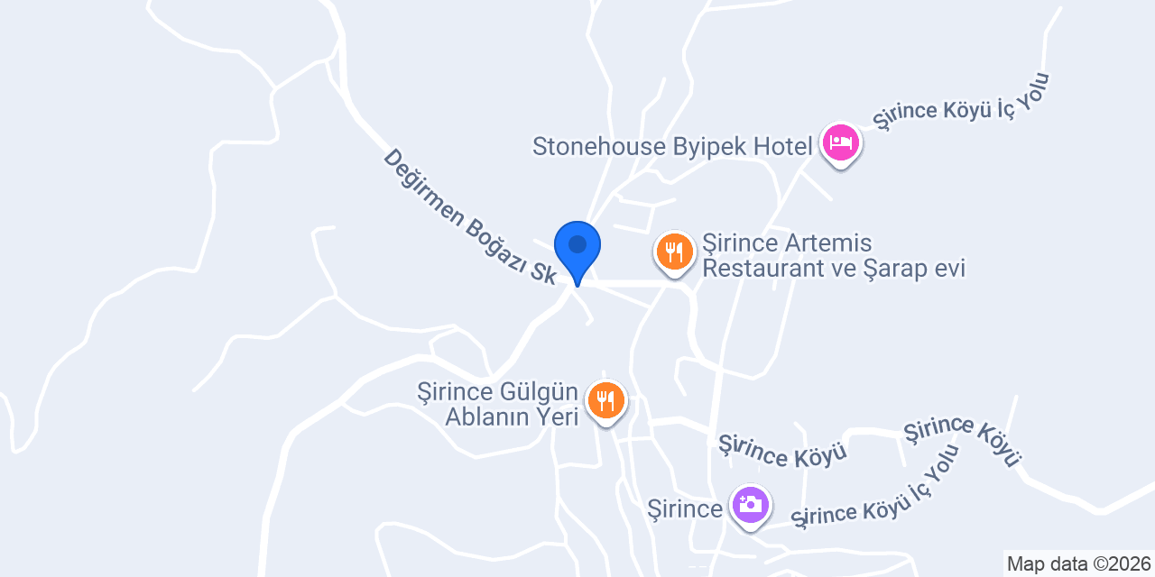 Kilisealtı Pansiyon konumu