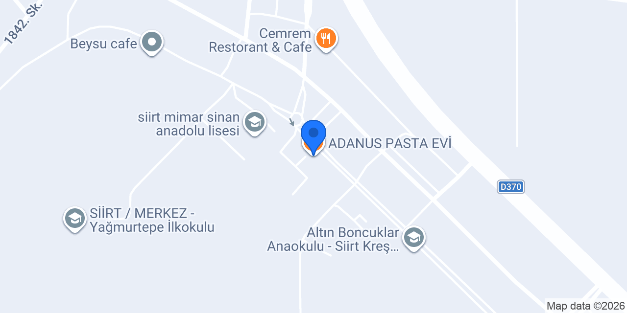ADANUS PASTA EVİ konumu