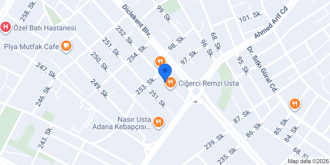 Yedirenk Kreş 1 konumu