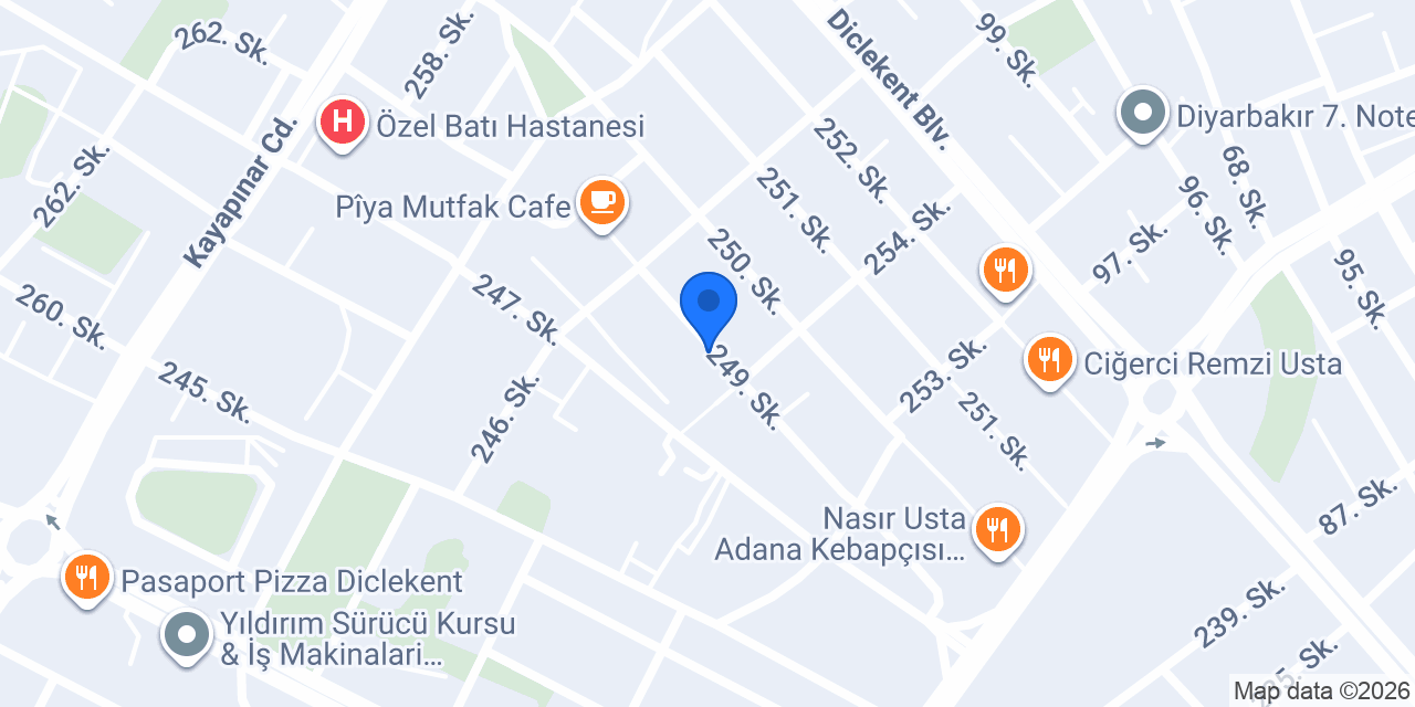 6 Şapka Akademi Kreş konumu