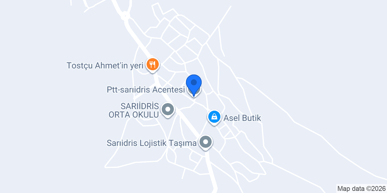 Ptt-sarıidris Acentesi konumu