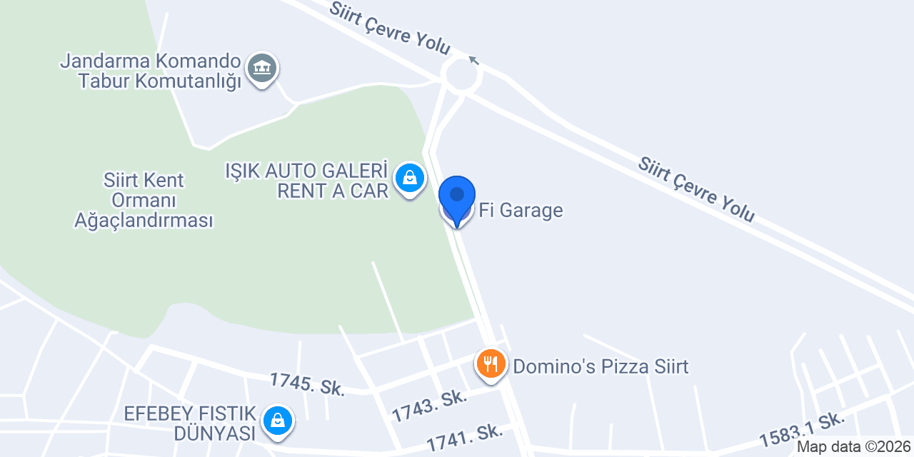 Fi Garage konumu