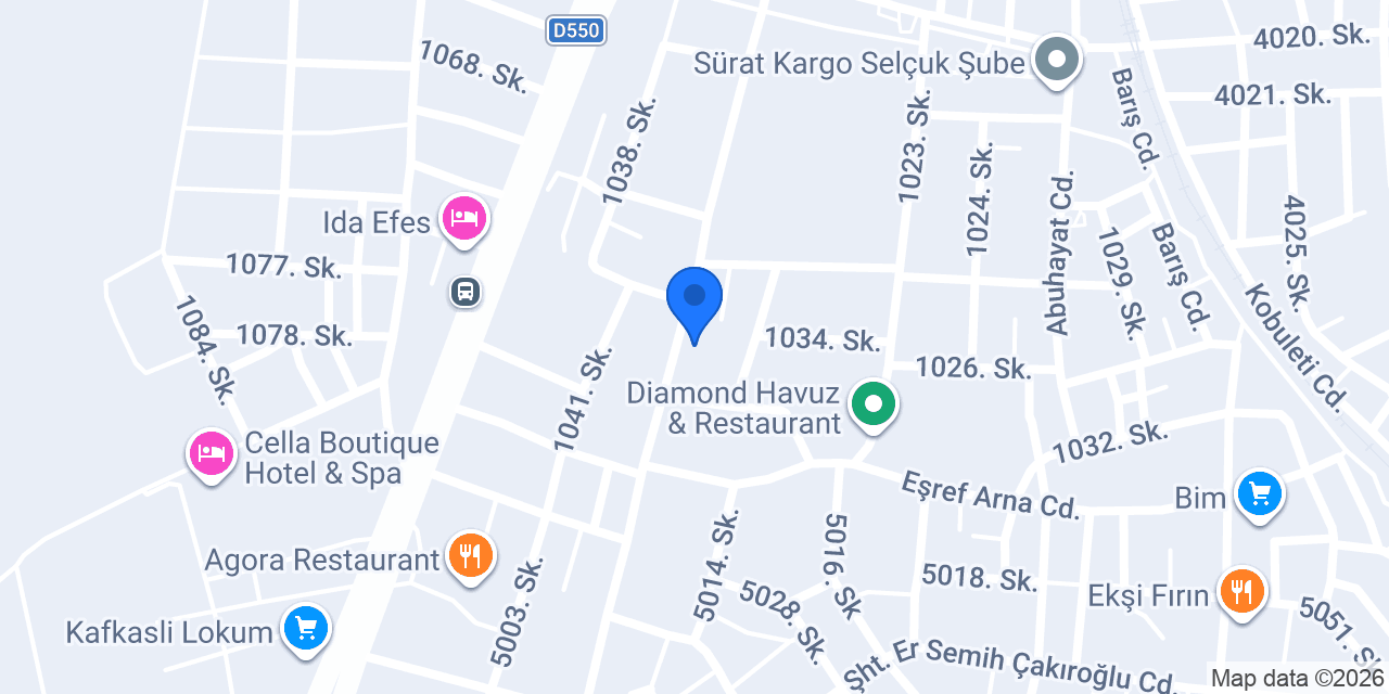 Paçacı Esat Usta konumu