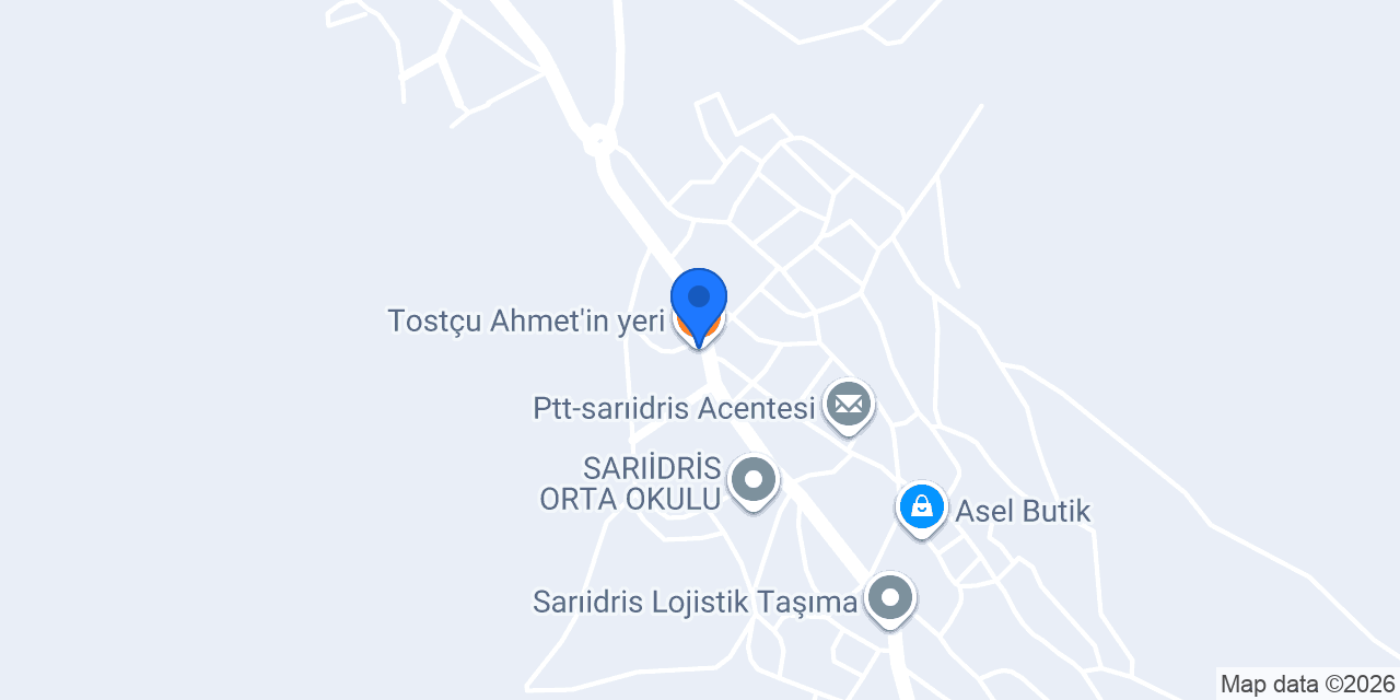Tostçu Ahmet'in yeri konumu