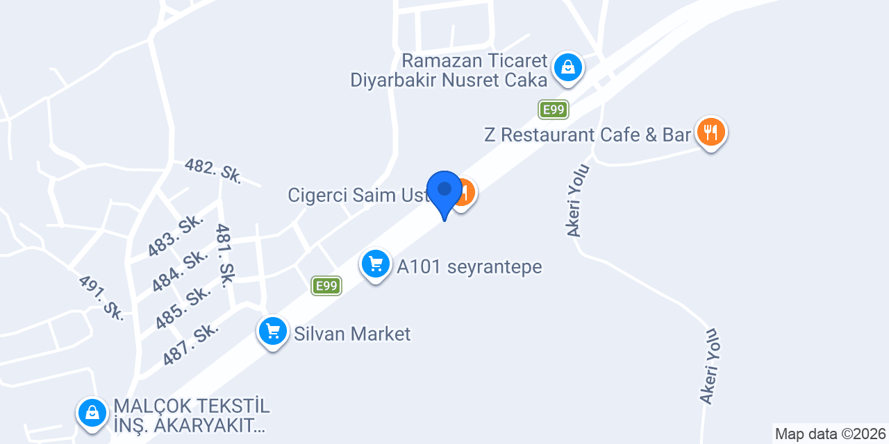 Okyanus balık Silvan kasap konumu