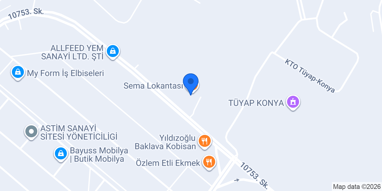KTO Vakfı Oteli konumu