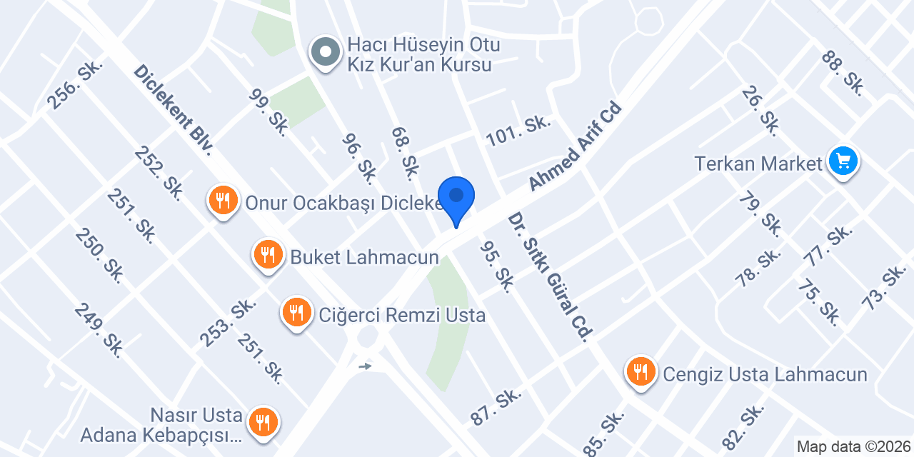 Diyar Kuaför konumu