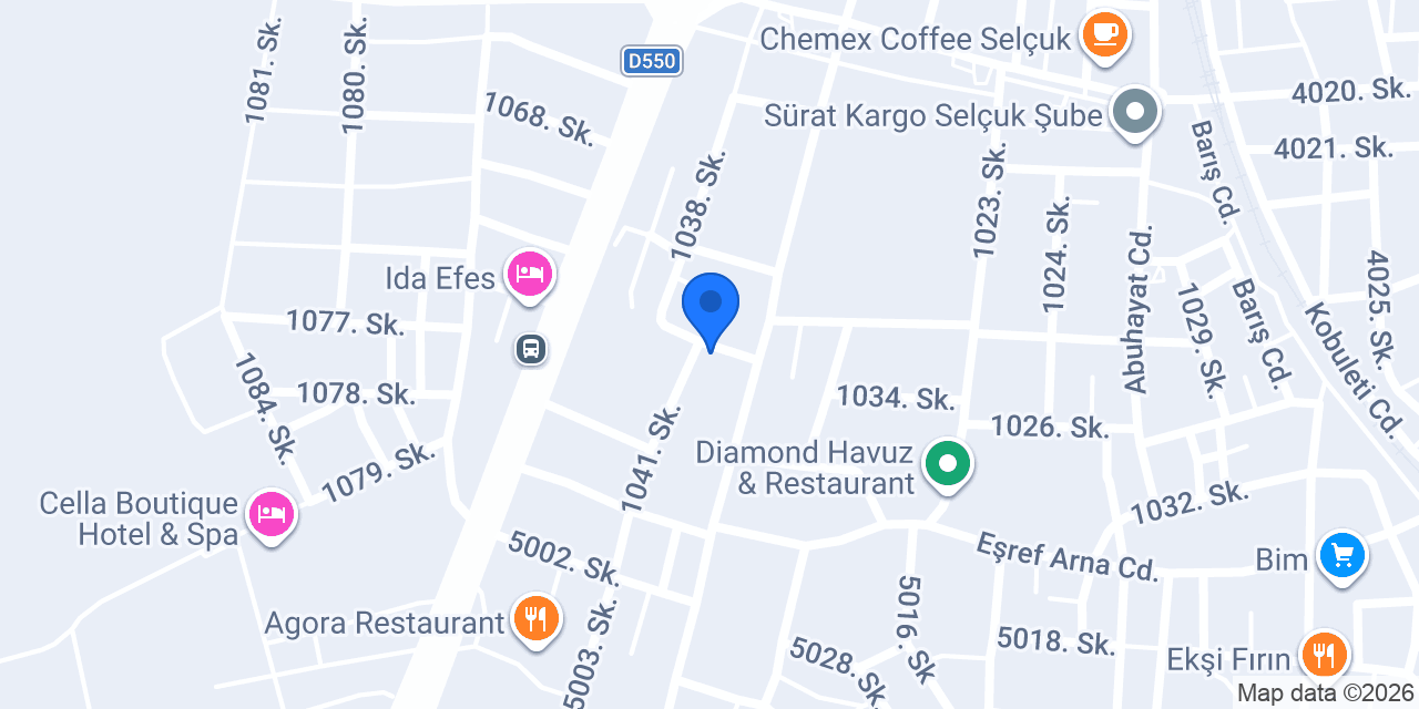 Selçuk Vergi Dairesi konumu