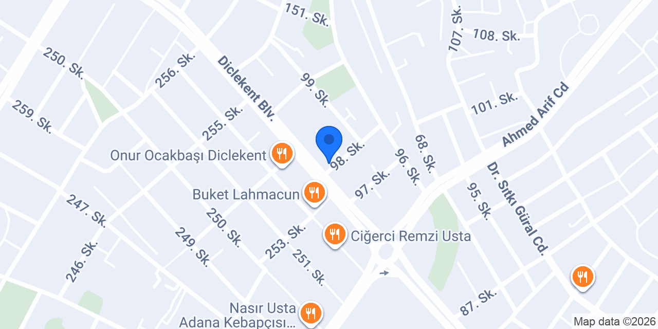Zarem Çiçekçilik konumu