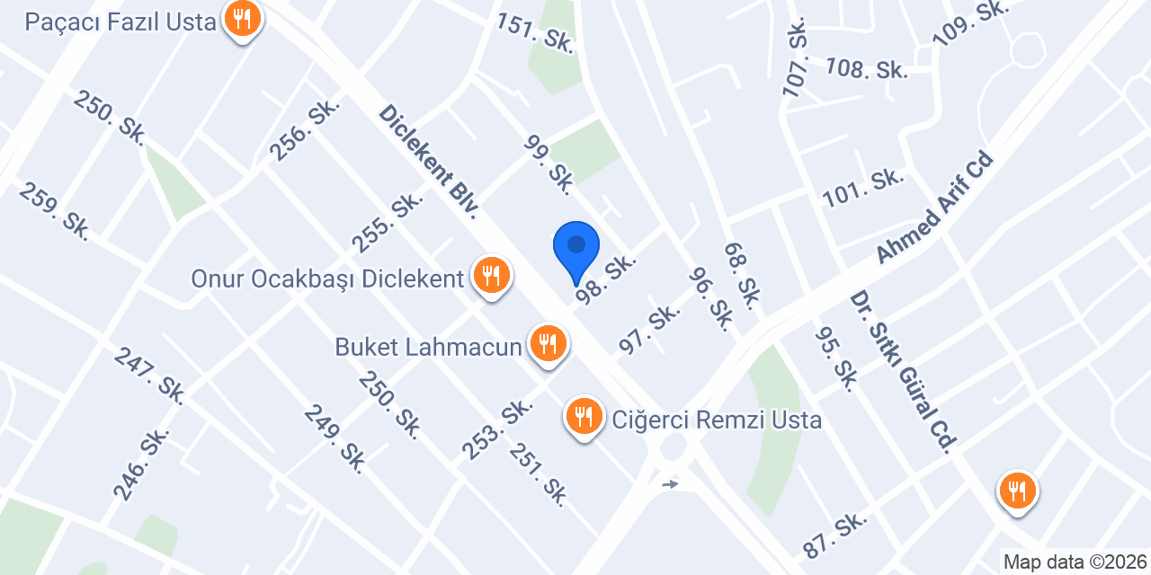 Komagene Diclekent Bulvarı konumu