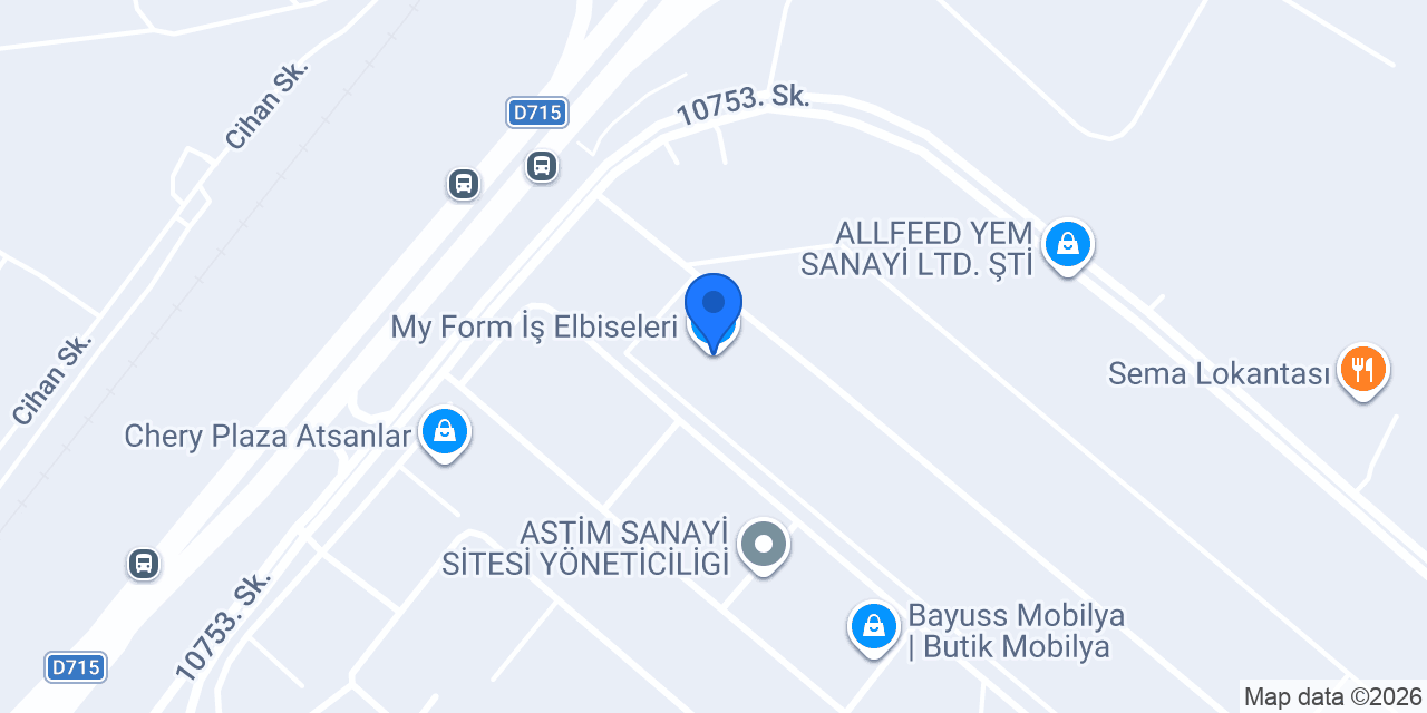 My Form İş Elbiseleri konumu