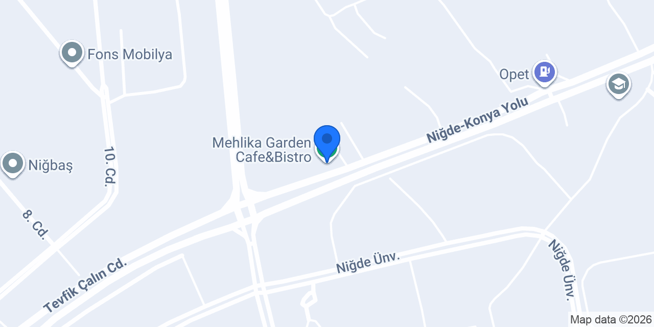 Mehlika Garden Cafe&Bistro konumu