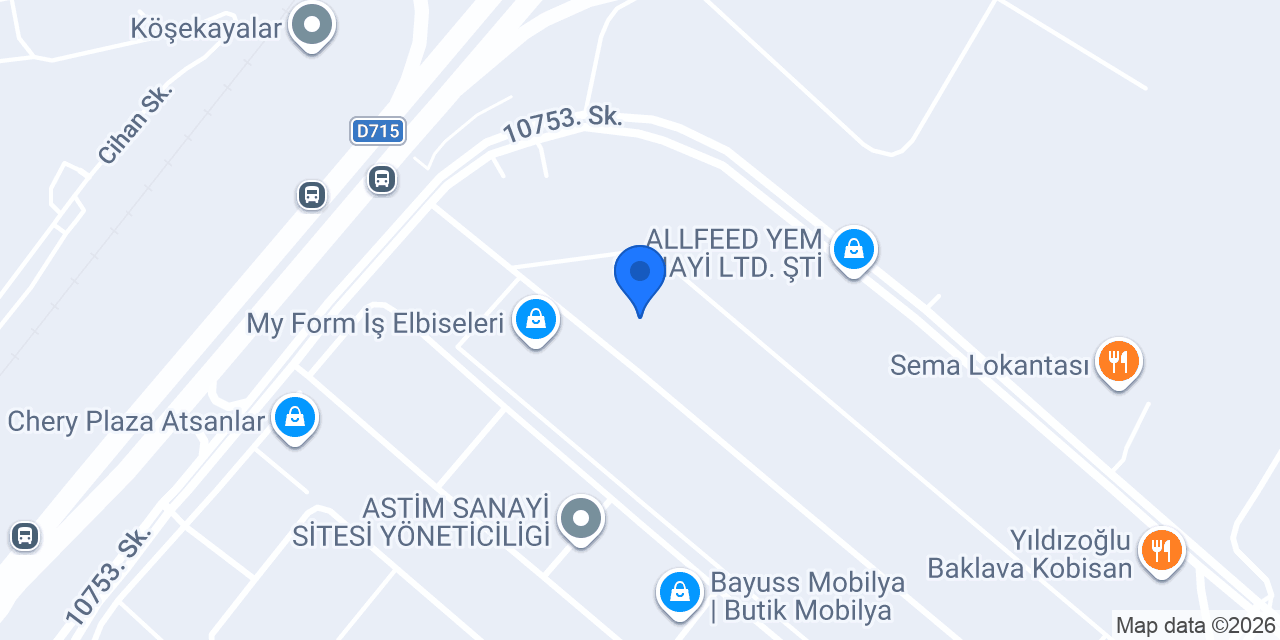 YETKİN GIDA konumu