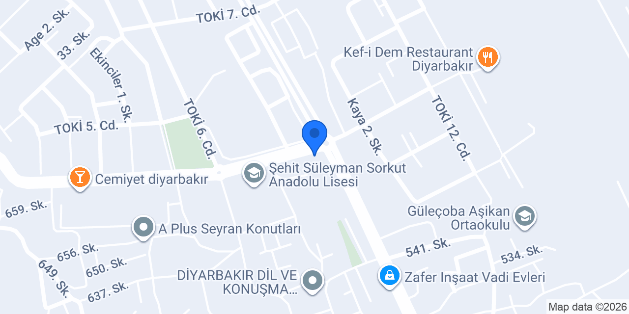Haci Şirinoğlu Et Market konumu