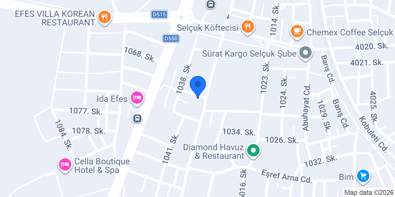 Özler Veteriner Kliniği konumu