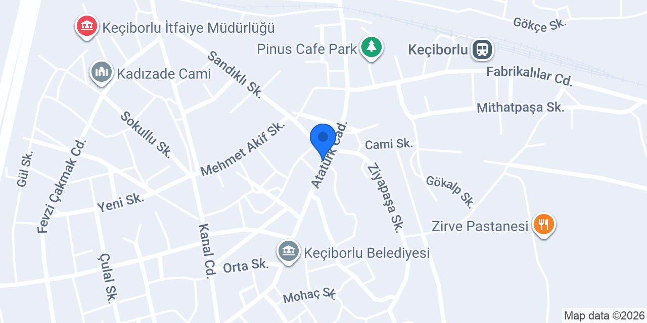 Böllü Züccaciye konumu