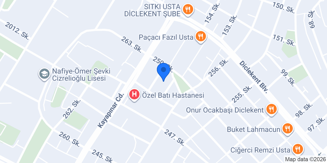 SEVİNÇ dikim evi konumu